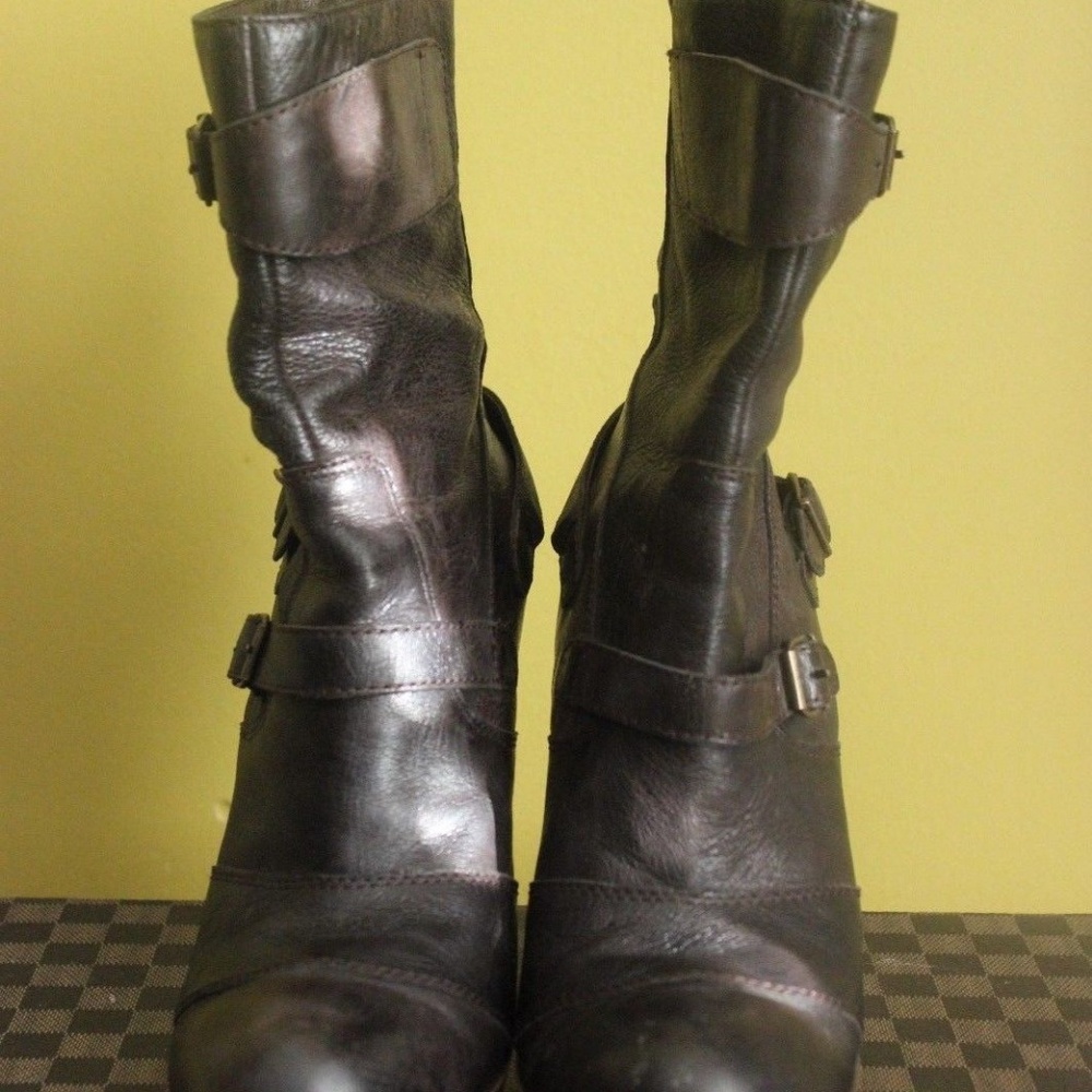 Sam Edelman Boutique Brown Leather Bootie